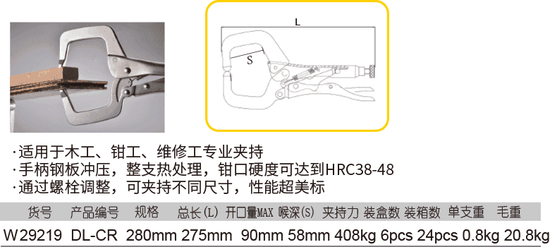 無壓腳大力鉗(圖1)